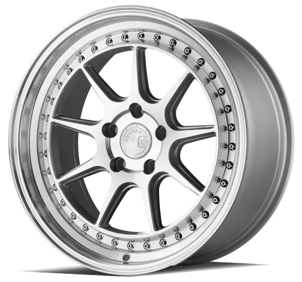 AodHan DS-X wheel in Silver w/Machined Face