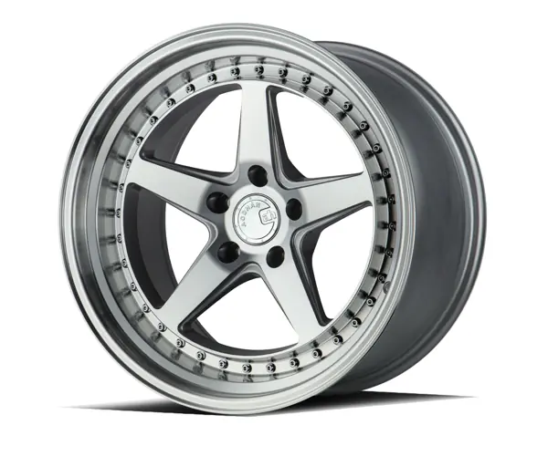 AodHan DS05 wheel in Silver w/Machined Face