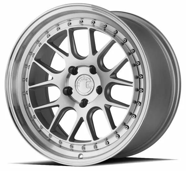 AodHan DS06 wheel in Silver w/Machined Face